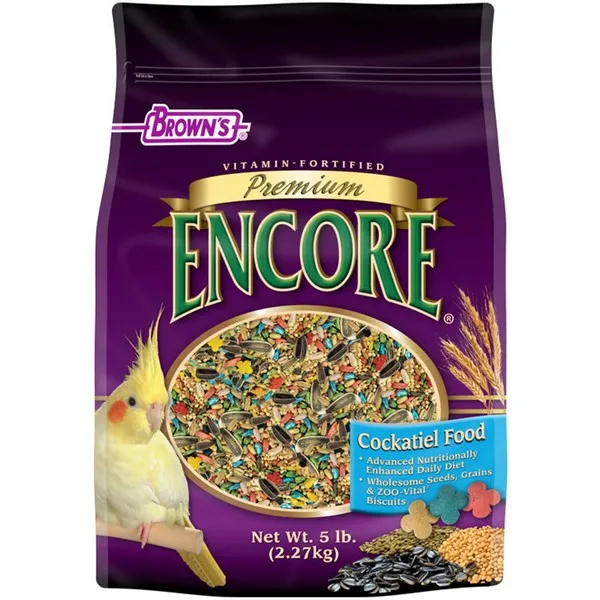 5 Lb F.M. Brown Encore Premium Cockatiel - Food